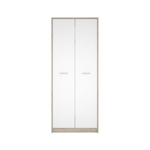 ARMARIO 2P NEPO 80 CM C/CAMBRIA BLANCO