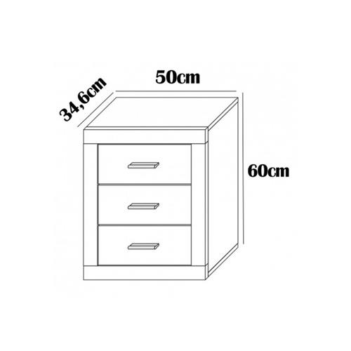 MESA NOCHE SARA 3C KASZMIR CAMBRIA