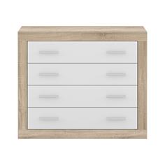 COMODA SARA 4C C/CAMBRIA- BLANCO