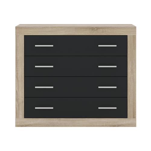 COMODA SARA 4C C/CAMBRIA-GRAFITO