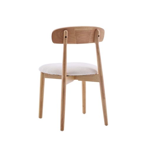 SILLA CARLES MADERA TELA UF885-01 CRUDO