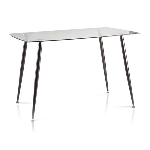 MESA SWEEDEN 120X80 T/CRISTAL P/NEGRA (XS1262)