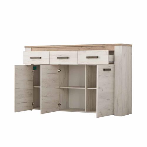 APARADOR KENT 160 3P3C C/ARTICO BH HUESO SH