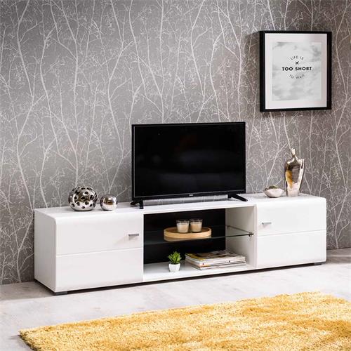 MUEBLE TV REX 170 2P 1H BLANCO OB BLF