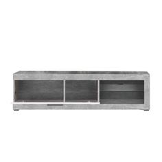 MUEBLE TV 1P REMO CEMENTO BT BLANCO OB BLF 2