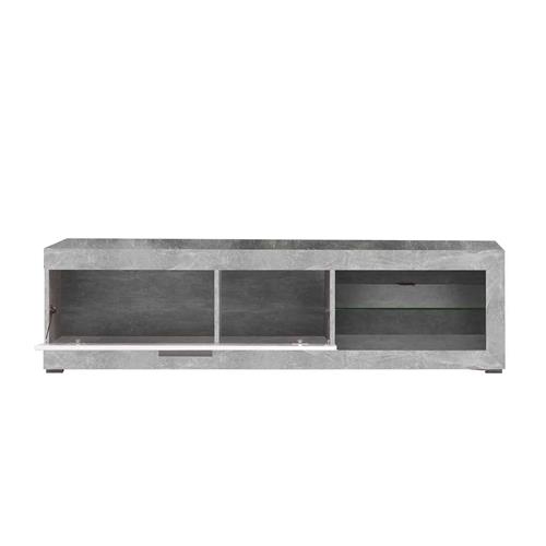 MUEBLE TV 1P REMO CEMENTO BT BLANCO OB BLF