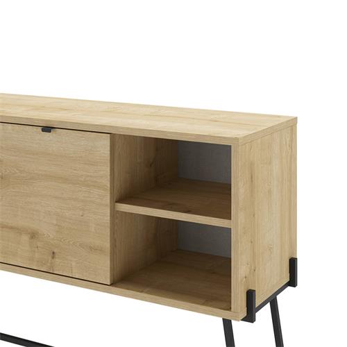 CONSOLA ECRIN 2P2H ROBLE PATA METAL