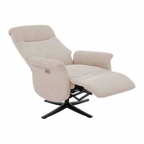 SILLON RELAX ANAU ELEC. 2 MOT. GIR. STORM 02 BEIGE