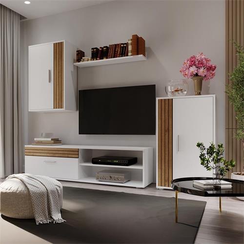 COMPOSICION COMEDOR MINI 2M BLANCO TABLILLA