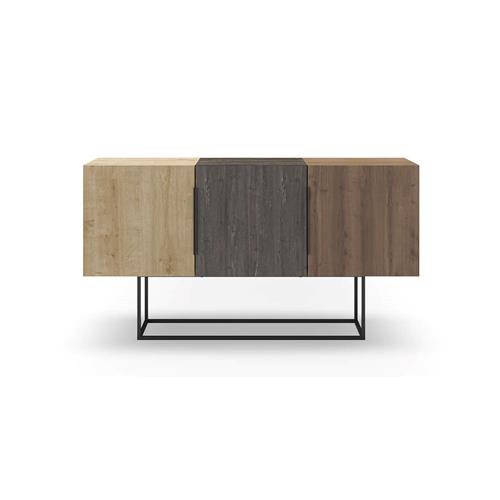 APARADOR TITAN 3P ROBLE/MARRON OSCURO/NOGAL PATA M