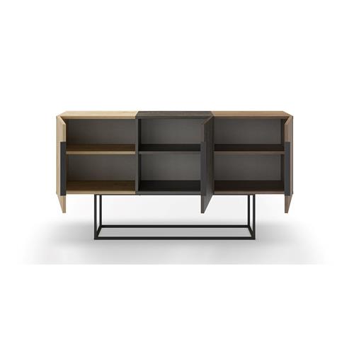 APARADOR TITAN 3P ROBLE/MARRON OSCURO/NOGAL PATA M