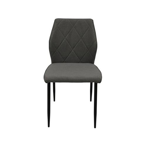 SILLA TEBAS COMEDOR DINO 1 GRIS OSC. P/NEGRA