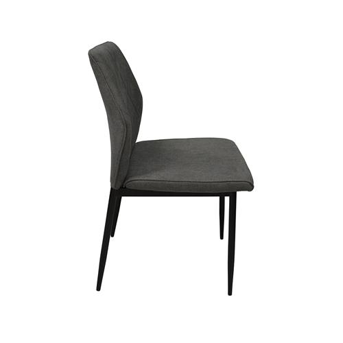 SILLA TEBAS COMEDOR DINO 1 GRIS OSC. P/NEGRA