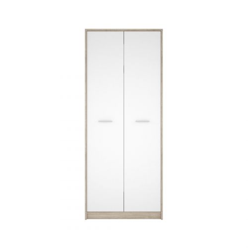 ARMARIO 2P NEPO 80 CM C/CAMBRIA BLANCO