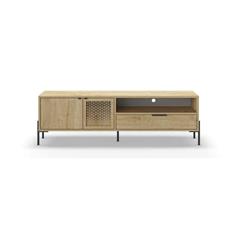 MUEBLE TV INCA 2P1C1H ROBLE PATA METAL