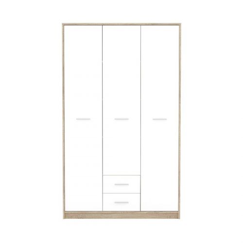 ARMARIO 3P NEPO 120 CM. CAMBRIA BLANCO