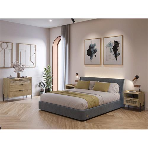 MESITA INCA 1C1H ROBLE PATA METAL