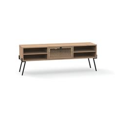 MUEBLE TV EVAN 1P4H ROBLE PATA METAL
