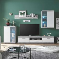 COMPOSICION CATLIN 2,5M C/GRIS-BLANCO LEDS