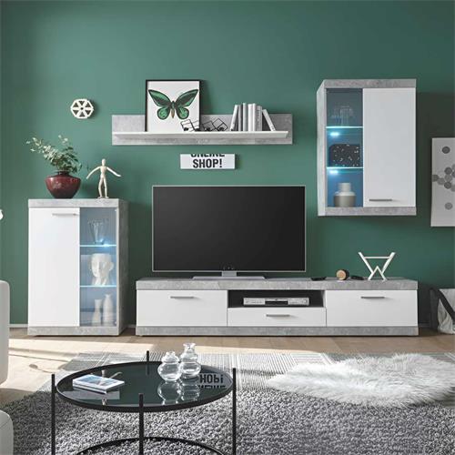 COMPOSICION CATLIN 2,5M C/GRIS-BLANCO LEDS