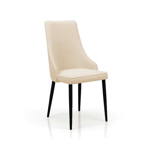 SILLA BRIANA COMEDOR DINO 05 BEIGE P/NEGRA
