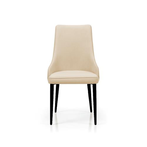 SILLA BRIANA COMEDOR DINO 05 BEIGE P/NEGRA