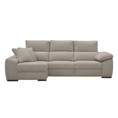 CHAIS. DAMASCO 3P IZQ. TAP. ESTRELLA 4 BEIGE