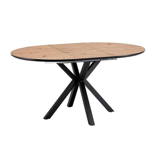 MESA COMEDOR RED. EXT. ALOE ARTISAN P/NEGRA