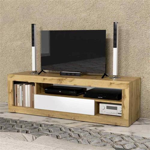 MUEBLE TV EVER ROBLE ARTISAN BLANCO