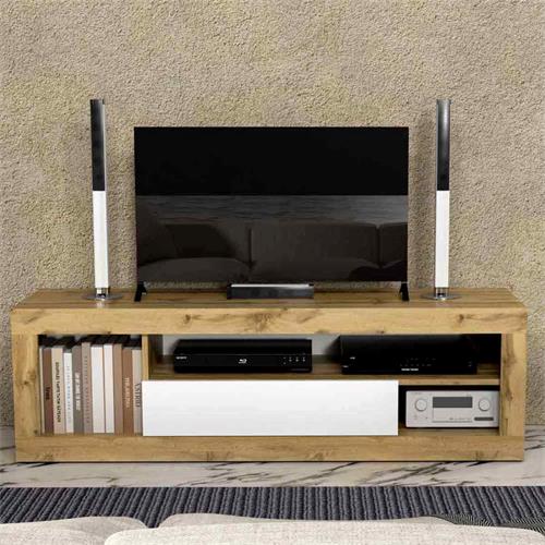 MUEBLE TV EVER ROBLE ARTISAN BLANCO