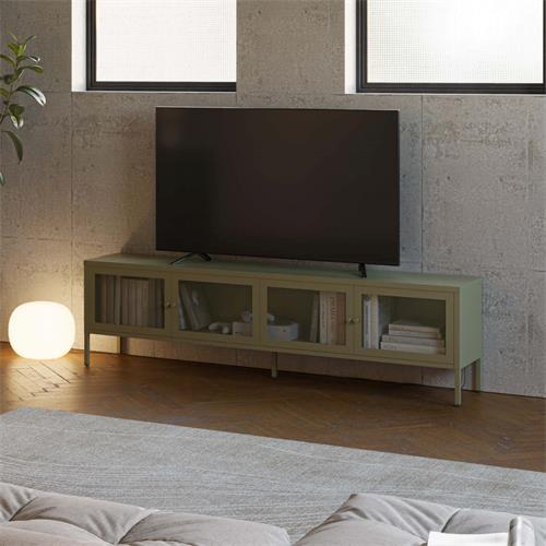 MUEBLE TV FAYNA 4P 160CM. VERDE