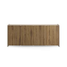 APARADOR BOUCLEON 4P 180CM CREMA/ROBLE-UD