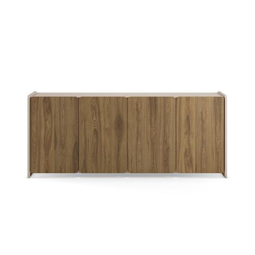 APARADOR BOUCLEON 4P 180CM CREMA/ROBLE-UD