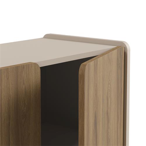 APARADOR BOUCLEON 4P 180CM CREMA/ROBLE-UD