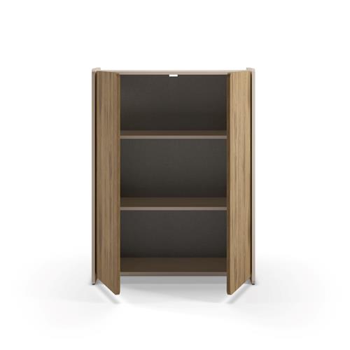 MUEBLE AUX. ALTO BOUCLEON 2P CREMA/ROBLE-UD