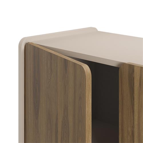 MUEBLE AUX. ALTO BOUCLEON 2P CREMA/ROBLE-UD