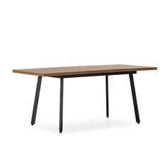MESA RECT. EXT. BLAU ROBLE-UD P/METAL 2