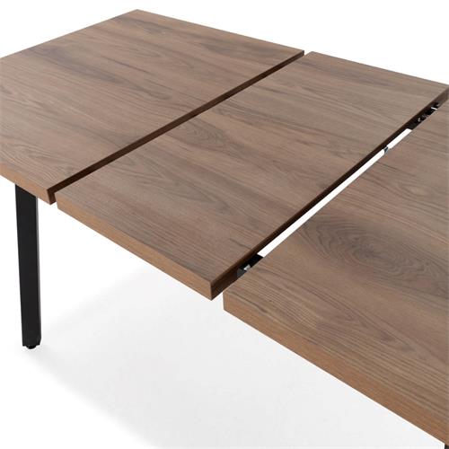 MESA RECT. EXT. BLAU ROBLE-UD P/METAL