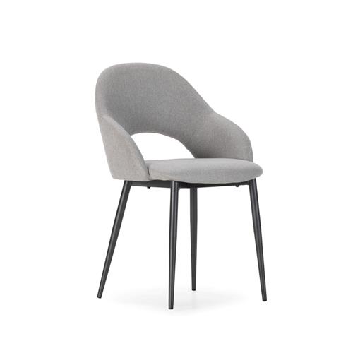 SILLA LIA GRIS CLARO/PATA GRIS