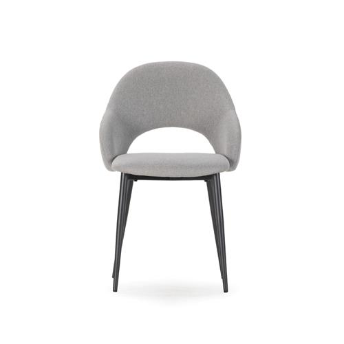 SILLA LIA GRIS CLARO/PATA GRIS