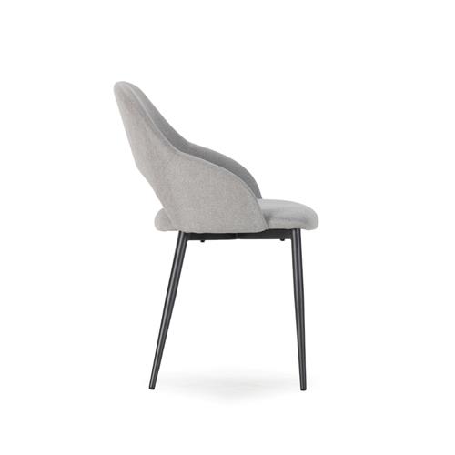 SILLA LIA GRIS CLARO/PATA GRIS