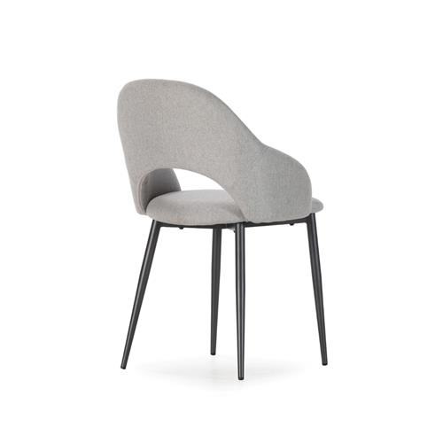 SILLA LIA GRIS CLARO/PATA GRIS