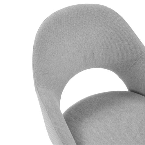SILLA LIA GRIS CLARO/PATA GRIS