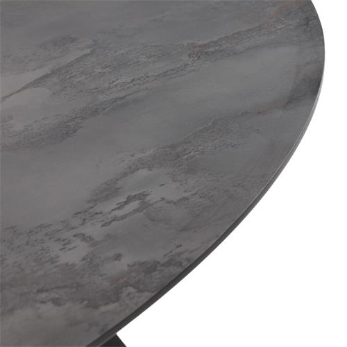 MESA REDONDA ANORA 130CM CEMENTO P/METAL