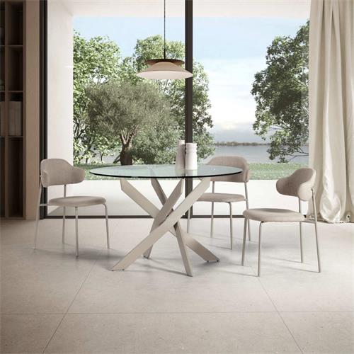 MESA REDON. RUTH 120CM CREMA