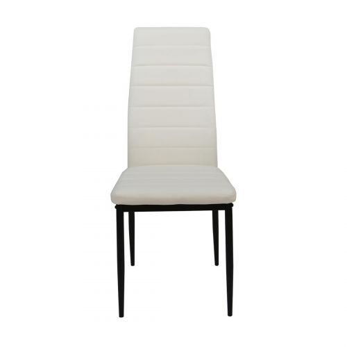 SILLA MOD. XS2059 BENI POLIPIEL BLANCA