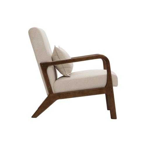 BUTACA MOD. ROMA NOGAL TELA C/BEIGE