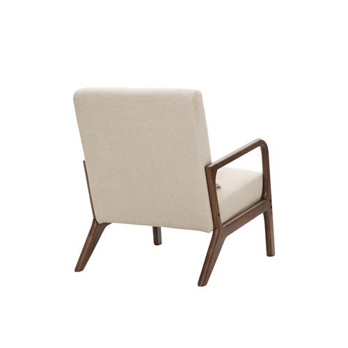 BUTACA MOD. ROMA NOGAL TELA C/BEIGE