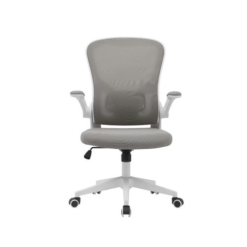SILLA OFICINA FAMARA GRIS ESTRUCTURA BLANCA