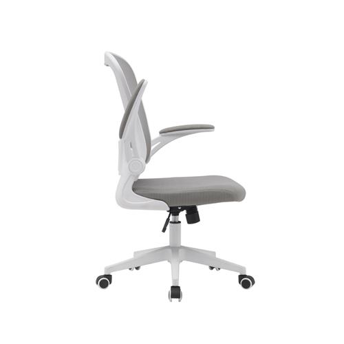 SILLA OFICINA FAMARA GRIS ESTRUCTURA BLANCA